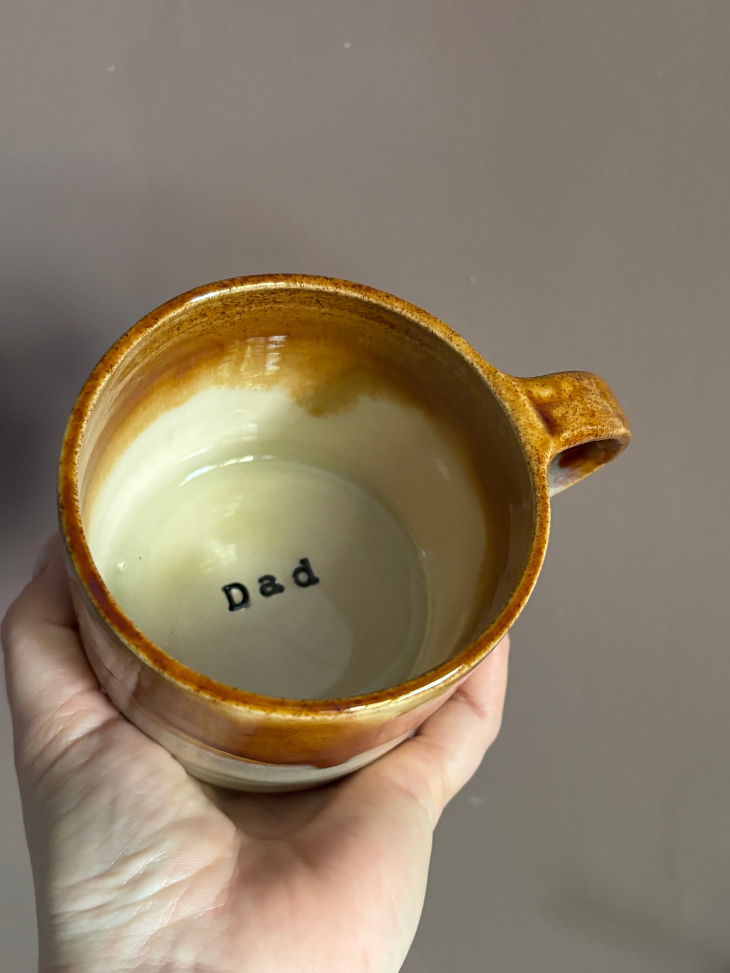 'Dad' Shoreline Mug in Toffee