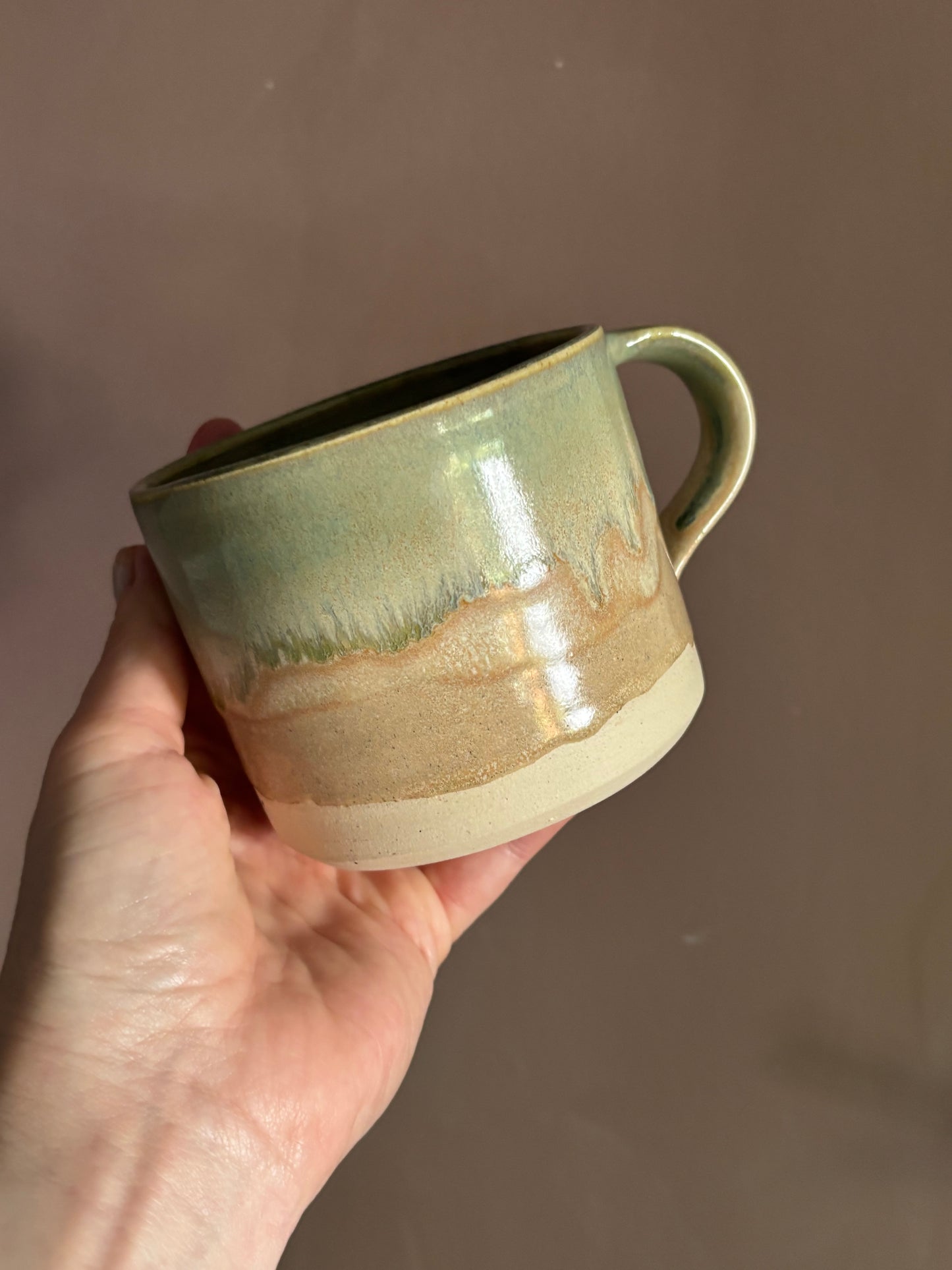 'Dad' Shoreline Mug in Cream Moss