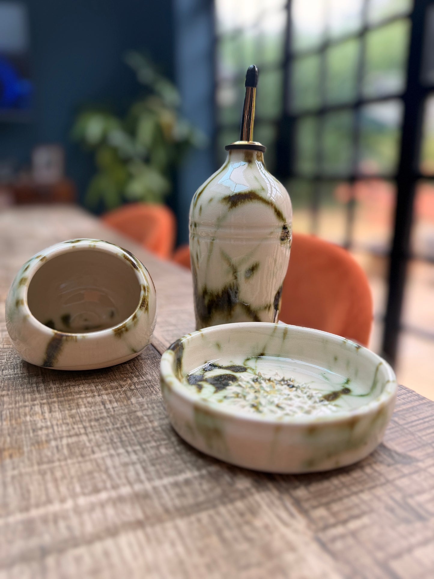 (04) Oil Bottle in wild olive
