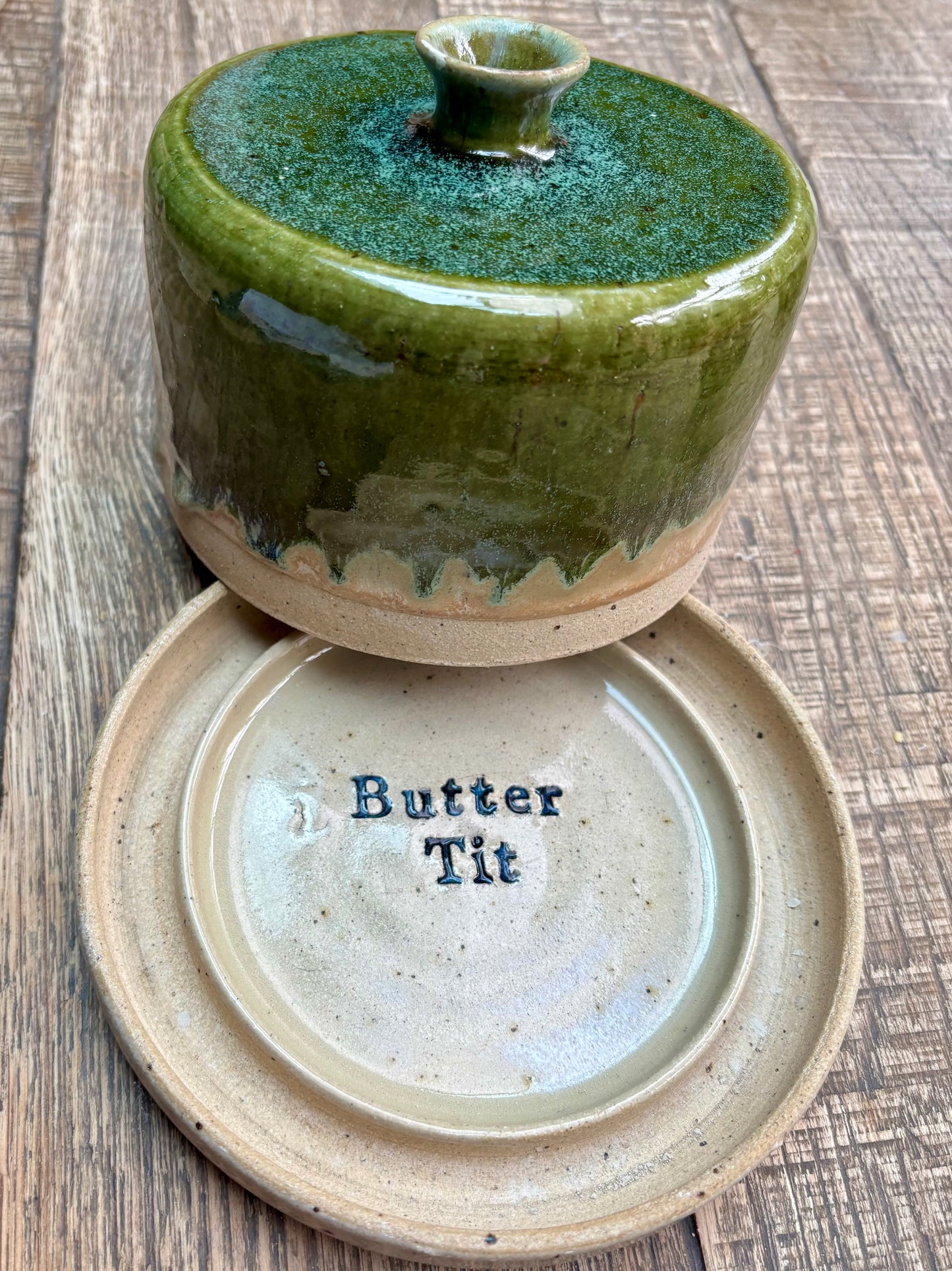Custom Shoreline Butter Dish