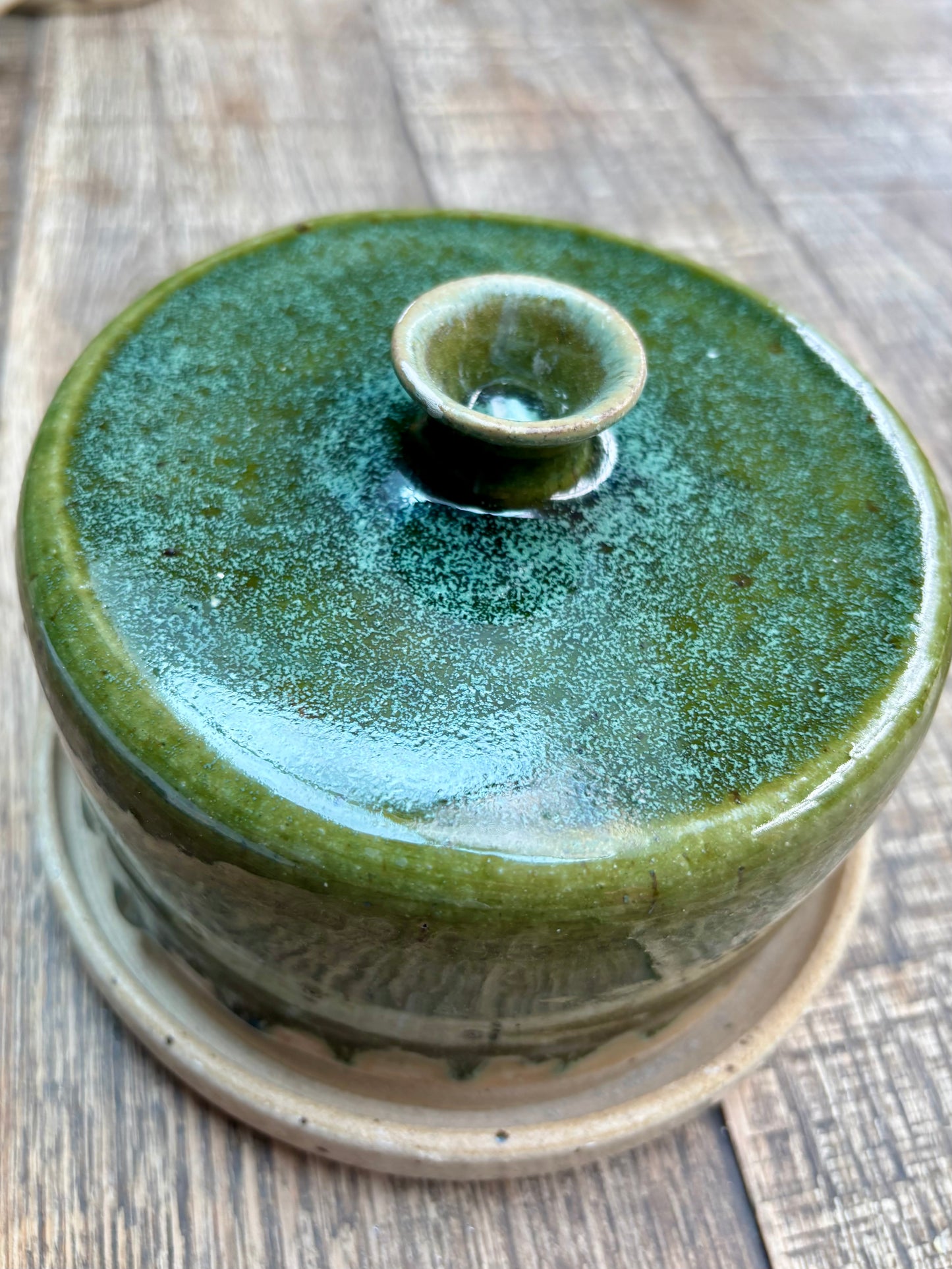 Custom Shoreline Butter Dish