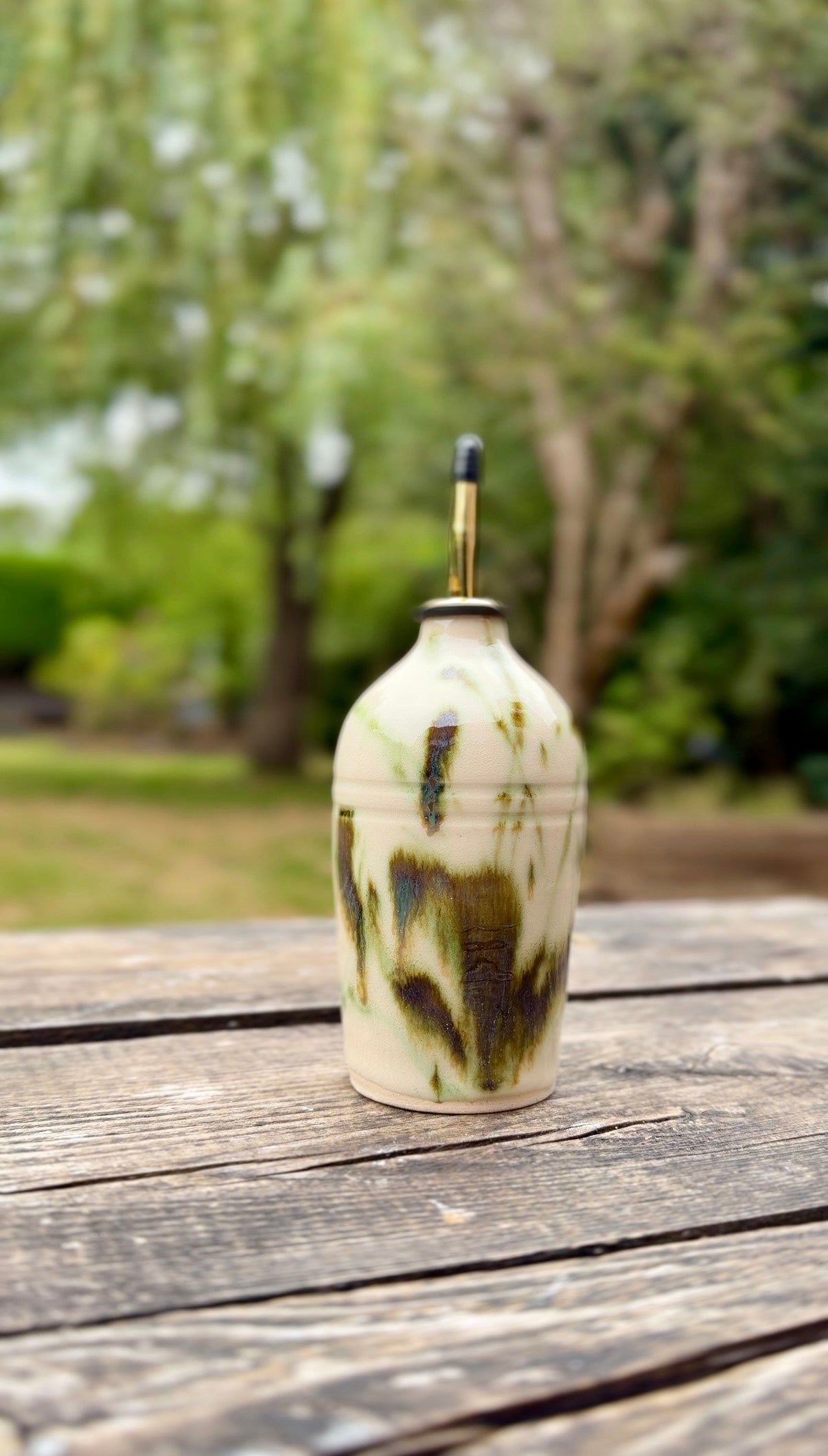 (04) Oil Bottle in wild olive
