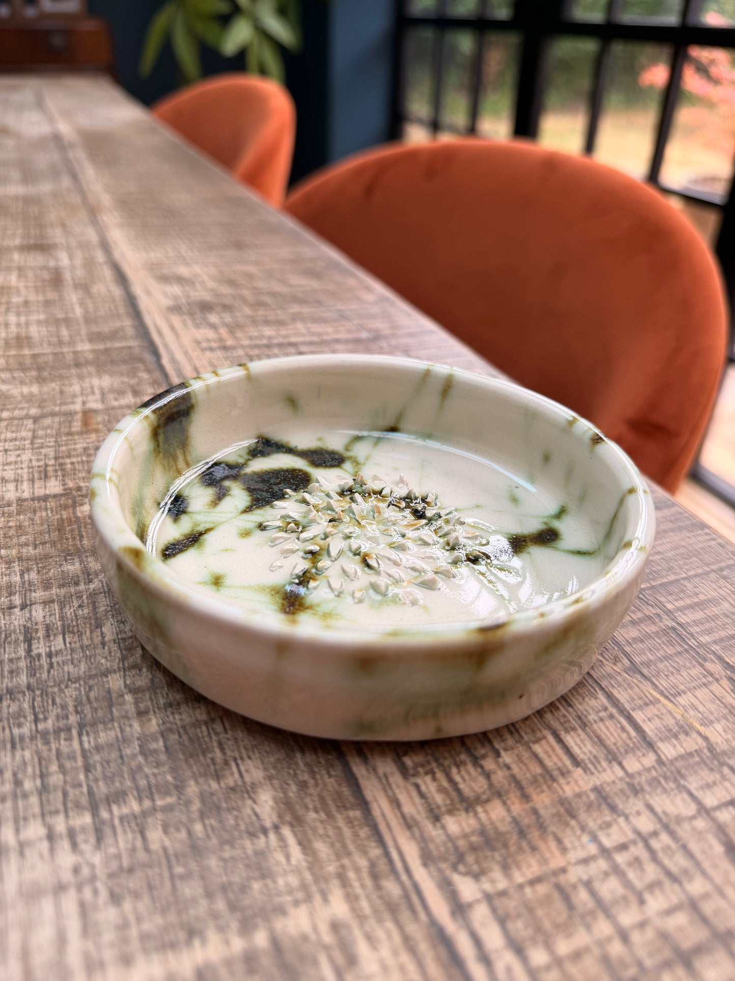 (06) Grater bowl in wild olive