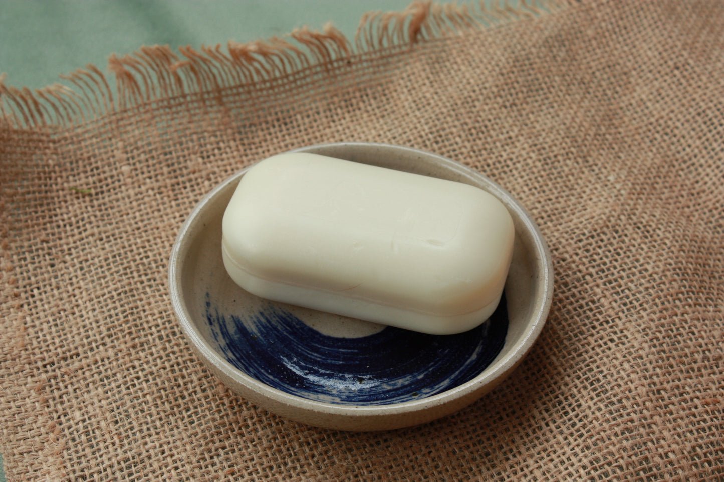 Soap/Trinket Dish in Salt & Ink