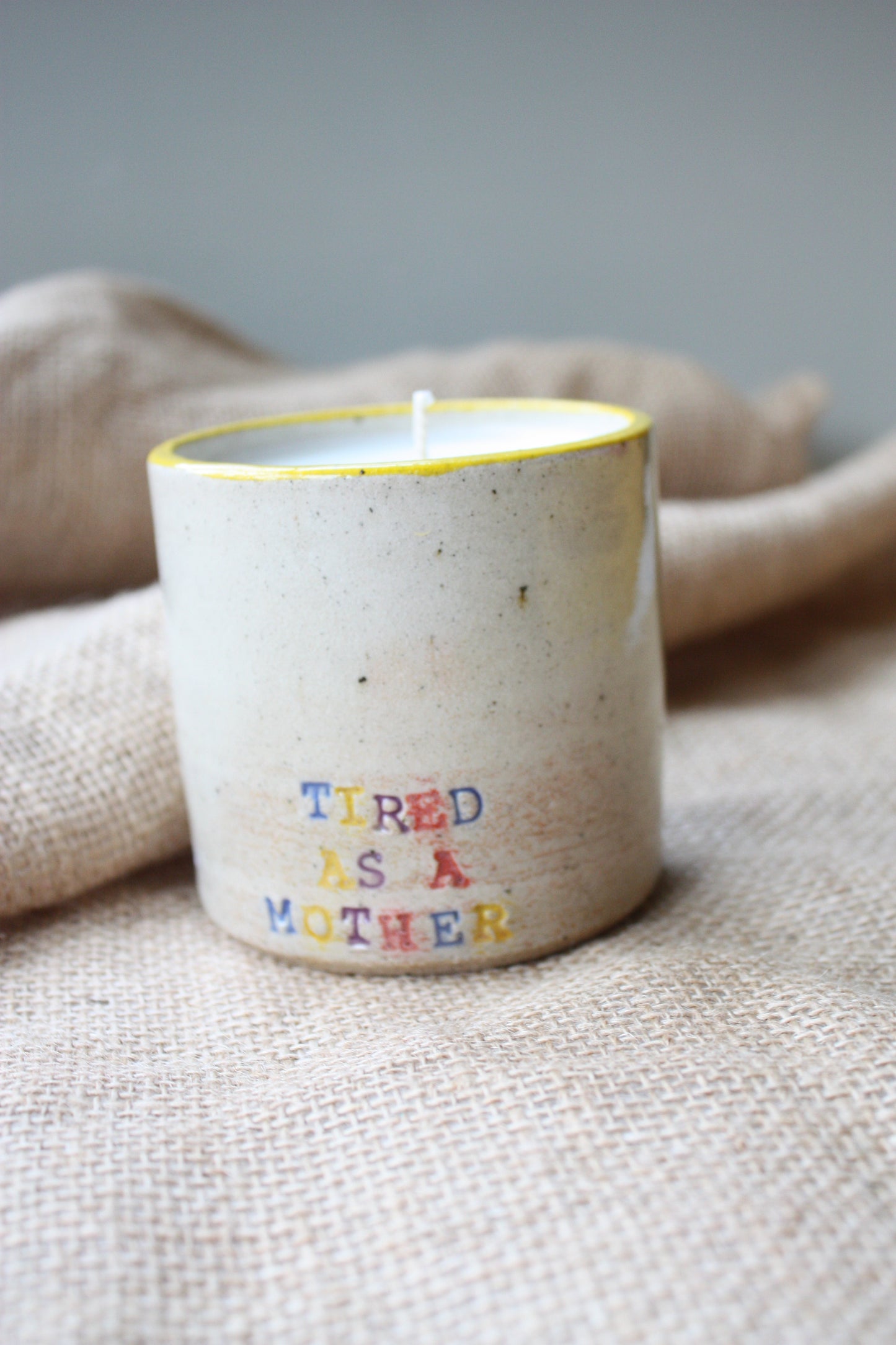 Scented 'Tired as a Mother' Candles