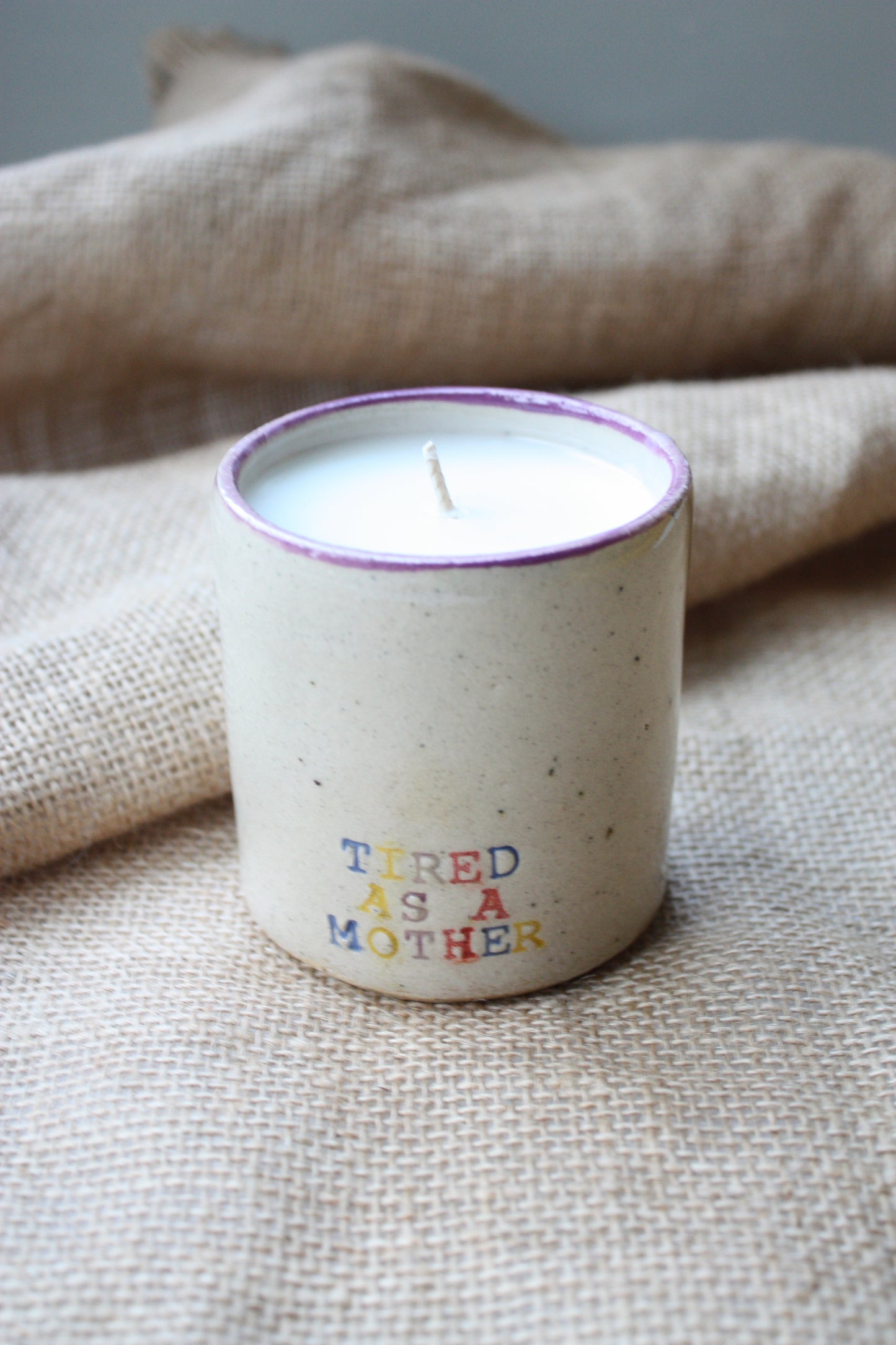 Scented 'Tired as a Mother' Candles