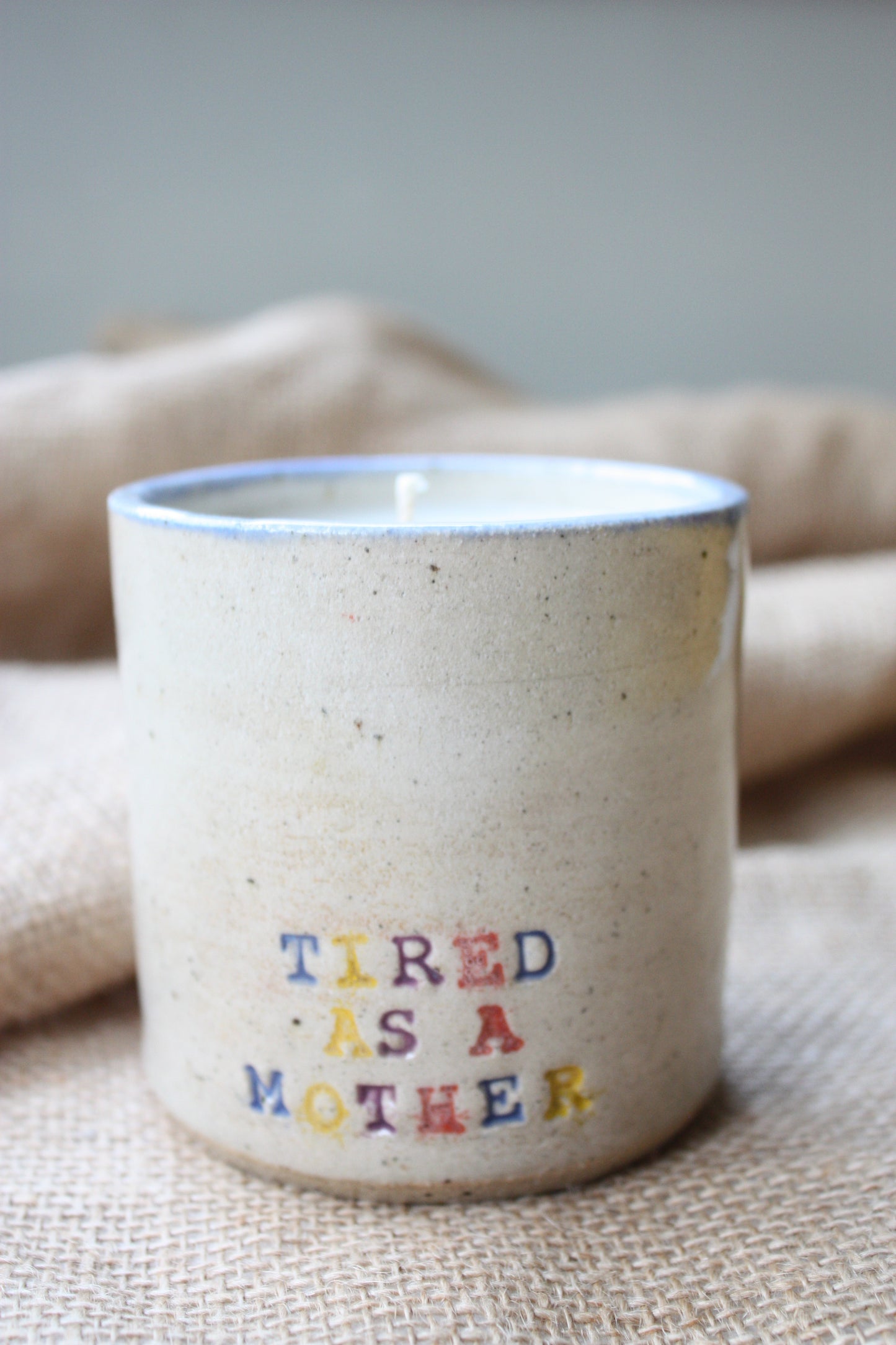 Scented 'Tired as a Mother' Candles