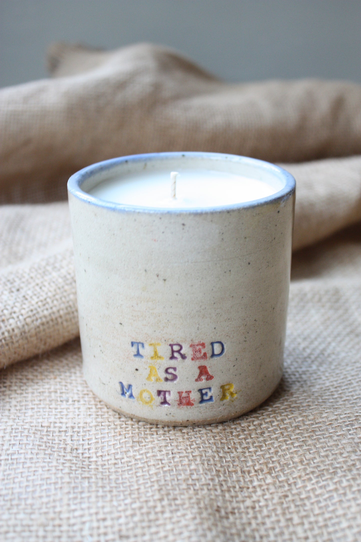 Scented 'Tired as a Mother' Candles