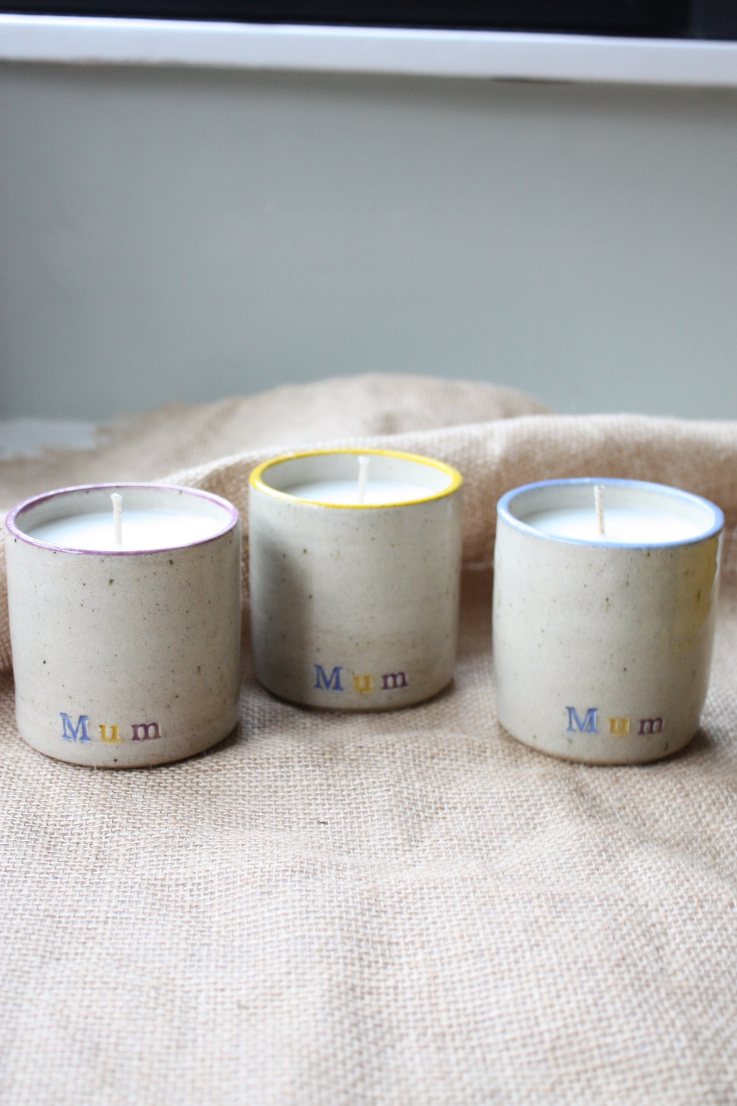 Scented 'Mum' Candles