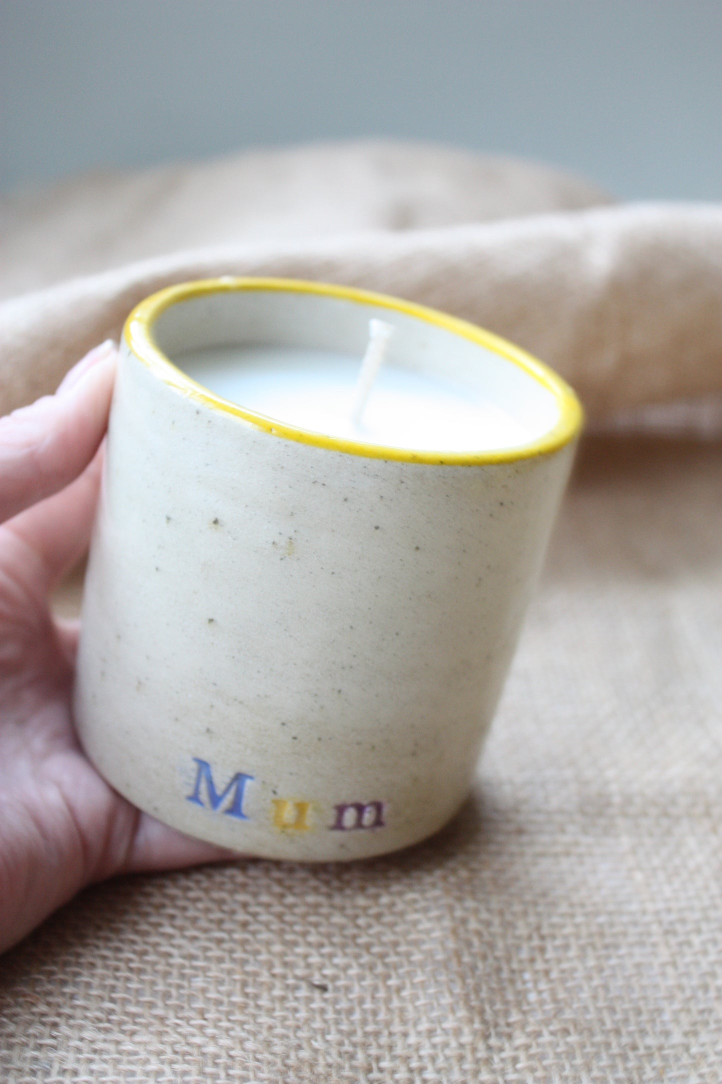 Scented 'Mum' Candles