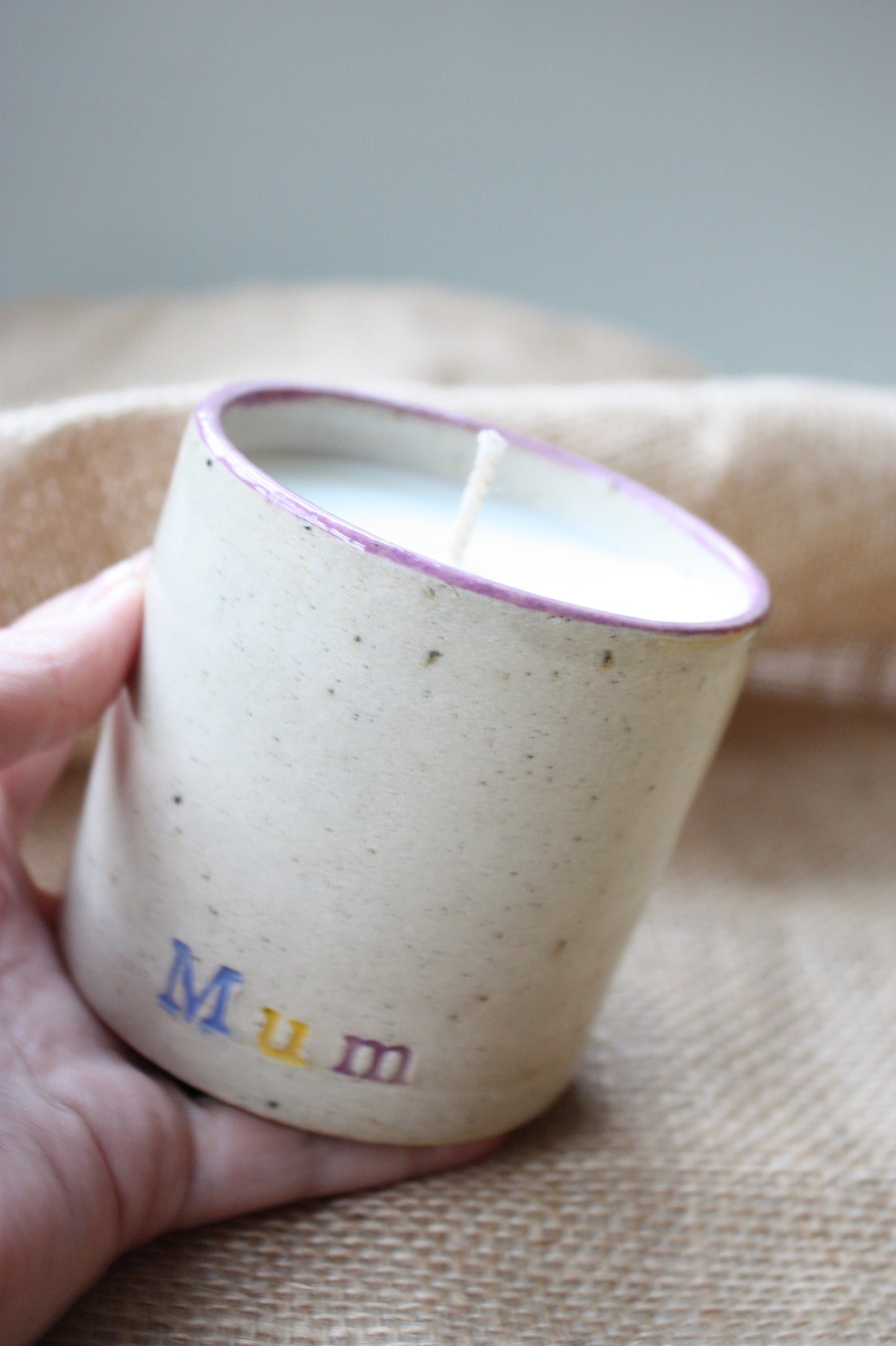Scented 'Mum' Candles