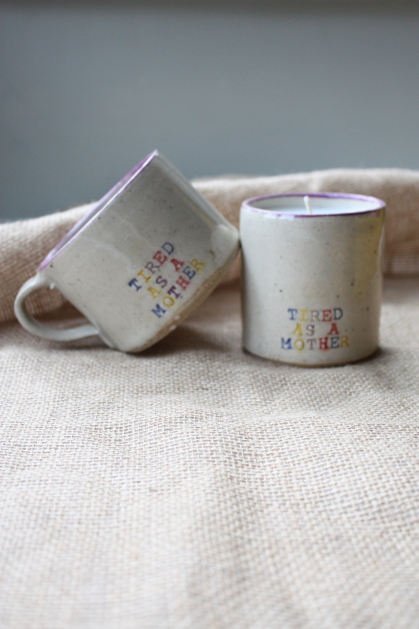 Scented 'Tired as a Mother' Candles